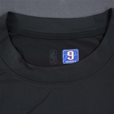 Dario Saric - Oklahoma City Thunder - Game-Issued City Edition Long-Sleeved Shooting Shirt  - 2022-23 NBA Season