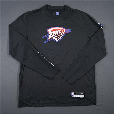 Jalen Williams - Oklahoma City Thunder - Game-Issued City Edition Long-Sleeved Shooting Shirt  - 2022-23 NBA Season