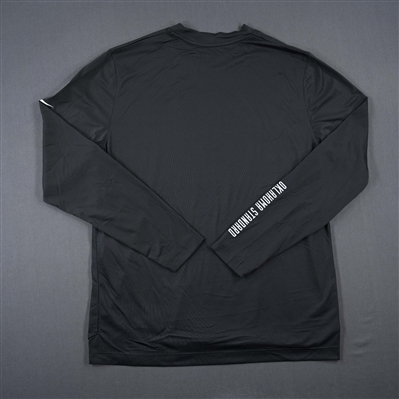 Jalen Williams - Oklahoma City Thunder - Game-Issued City Edition Long-Sleeved Shooting Shirt  - 2022-23 NBA Season