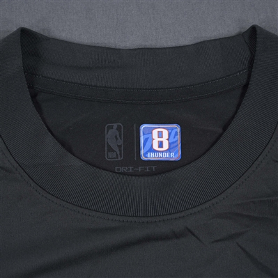 Jalen Williams - Oklahoma City Thunder - Game-Issued City Edition Long-Sleeved Shooting Shirt  - 2022-23 NBA Season