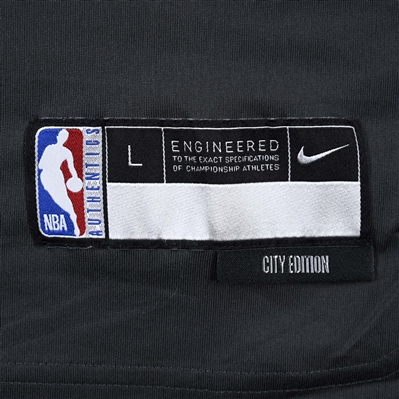 Lugentz Dort - Oklahoma City Thunder - Game-Issued City Edition Long-Sleeved Shooting Shirt  - 2022-23 NBA Season