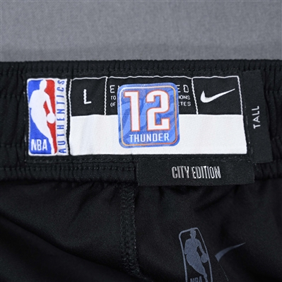 Lindy Waters III - Oklahoma City Thunder - Game-Issued City Edition Pants  - 2022-23 NBA Season