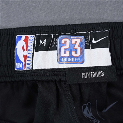 Tre Mann - Oklahoma City Thunder - Game-Issued City Edition Pants  - 2022-23 NBA Season
