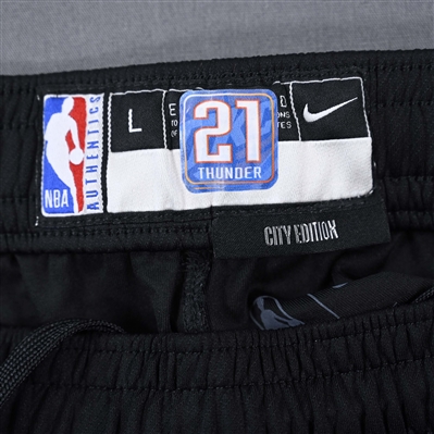 Aaron Wiggins - Oklahoma City Thunder - Game-Issued City Edition Pants  - 2022-23 NBA Season