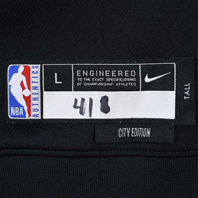 Saddiq Bey - Atlanta Hawks - Game-Issued City Edition Jacket  - 2022-23 NBA Season