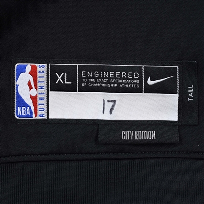 Onyeka Okongwu - Atlanta Hawks - Game-Issued City Edition Jacket  - 2022-23 NBA Season