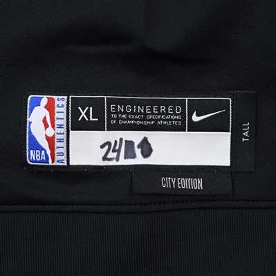 Bruno Fernando - Atlanta Hawks - Game-Issued City Edition Jacket  - 2022-23 NBA Season