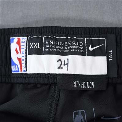 Bruno Fernando - Atlanta Hawks - Game-Issued City Edition Pants  - 2022-23 NBA Season