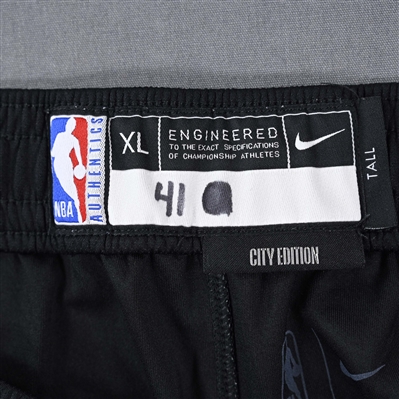 Saddiq Bey - Atlanta Hawks - Game-Issued City Edition Pants  - 2022-23 NBA Season