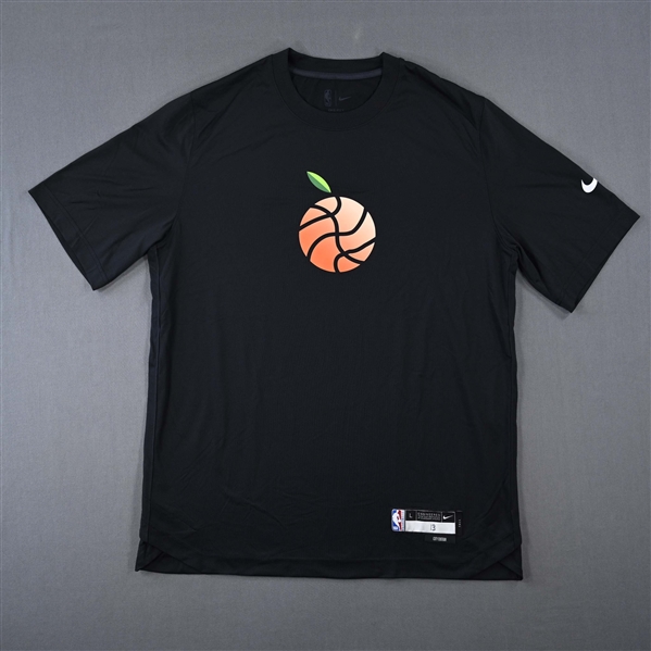 Bogdan Bogdanovic - Atlanta Hawks - Game-Issued City Edition Short-Sleeved Shooting Shirt  - 2022-23 NBA Season