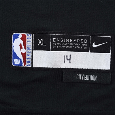 AJ Griffin - Atlanta Hawks - Game-Issued City Edition Short-Sleeved Shooting Shirt  - 2022-23 NBA Season