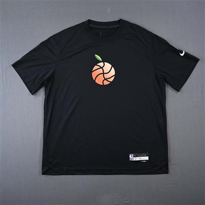 Clint Capela - Atlanta Hawks - Game-Issued City Edition Short-Sleeved Shooting Shirt  - 2022-23 NBA Season