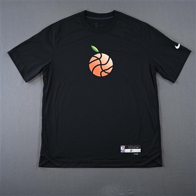 Garrison Matthews - Atlanta Hawks - Game-Issued City Edition Short-Sleeved Shooting Shirt  - 2022-23 NBA Season