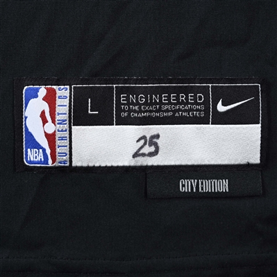Garrison Matthews - Atlanta Hawks - Game-Issued City Edition Short-Sleeved Shooting Shirt  - 2022-23 NBA Season