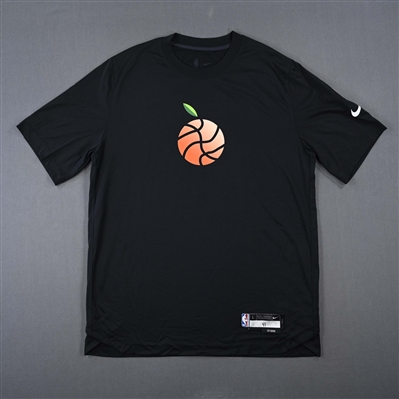 Saddiq Bey - Atlanta Hawks - Game-Issued City Edition Short-Sleeved Shooting Shirt  - 2022-23 NBA Season