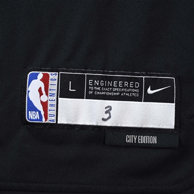 Aaron Holiday - Atlanta Hawks - Game-Issued City Edition Long-Sleeved Shooting Shirt  - 2022-23 NBA Season