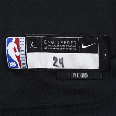 Bruno Fernando - Atlanta Hawks - Game-Issued City Edition Long-Sleeved Shooting Shirt  - 2022-23 NBA Season