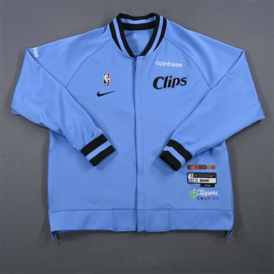 Kobe Brown - Los Angeles Clippers - Game-Issued City Edition Jacket - 2024-25 NBA Season