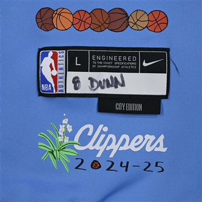 Kris Dunn - Los Angeles Clippers - Game-Issued City Edition Jacket - 2024-25 NBA Season