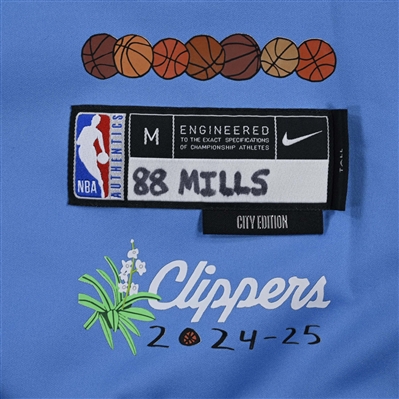 Patty Mills - Los Angeles Clippers - Game-Issued City Edition Jacket - 2024-25 NBA Season