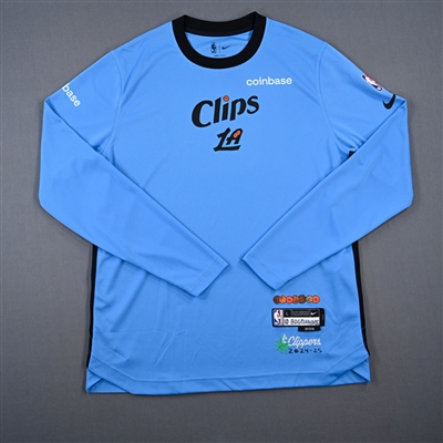 Bogdan Bogdanovic - Los Angeles Clippers - Game-Issued City Edition Long Sleeved Shooting Shirt - 2024-25 NBA Season