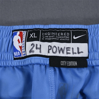 Norman Powell - Los Angeles Clippers - Game-Issued City Edition Pants - 2024-25 NBA Season