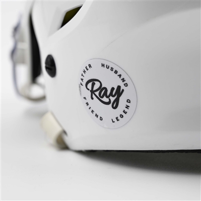 Dougie Hamilton - Game-Worn White, Bauer Helmet w/ Bauer Shield - 2024-25 NHL Regular Season and 2025 Stanley Cup Playoffs