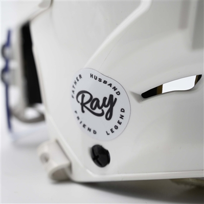 Kurtis MacDermid - Game-Worn White, CCM Helmet w/ Oakley Shield - 2024-25 NHL Regular Season  