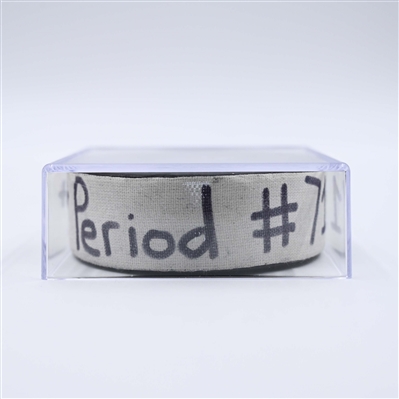 Evgeni Malkin - Pittsburgh Penguins - Goal Puck - April 11, 2025 vs. New Jersey Devils (Devils Logo)