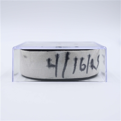 Jonathan Marchessault - Nashville Predators - Goal Puck - April 16, 2025 vs. Dallas Stars (Predators Logo)