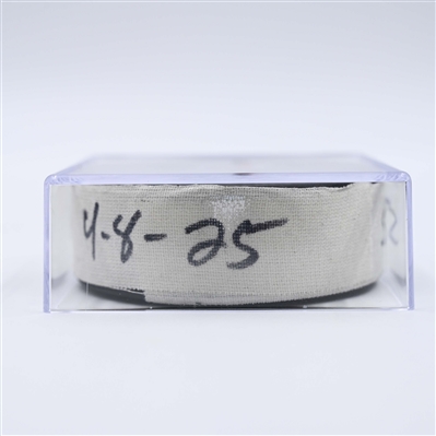 Timo Meier - New Jersey Devils - Goal Puck - April 8, 2025 vs. Boston Bruins (Devils Logo)