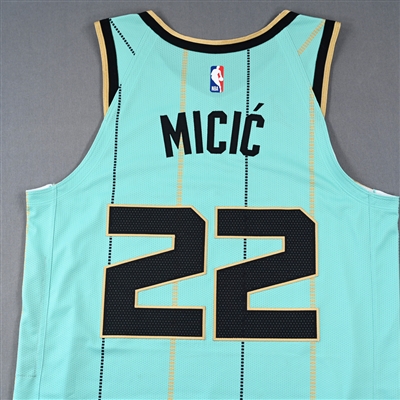 Vasilije Micic - Charlotte Hornets - Game-Issued City Edition Jersey - 2024-25 NBA Season