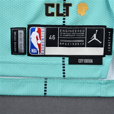 Vasilije Micic - Charlotte Hornets - Game-Issued City Edition Jersey - 2024-25 NBA Season