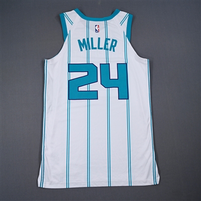 Brandon Miller - Charlotte Hornets - Association Edition Jersey - Worn 11/4/2024 - 2024-25 NBA Season
