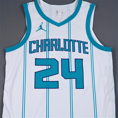 Brandon Miller - Charlotte Hornets - Association Edition Jersey - Worn 11/4/2024 - 2024-25 NBA Season