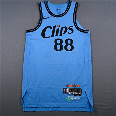 Patty Mills - Los Angeles Clippers - City Edition Jersey - Worn 3/21/2025 - Dressed, Did Not Play (DNP) - 2024-25 NBA Season