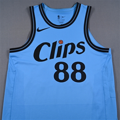 Patty Mills - Los Angeles Clippers - City Edition Jersey - Worn 3/21/2025 - Dressed, Did Not Play (DNP) - 2024-25 NBA Season