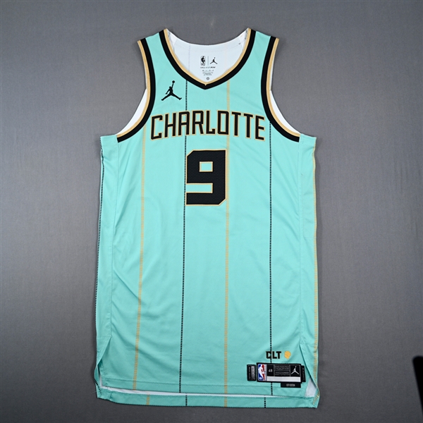 Wendell Moore Jr. - Charlotte Hornets - City Edition Jersey - Worn 4/9/2025 - 2024-25 NBA Season