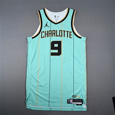 Wendell Moore Jr. - Charlotte Hornets - City Edition Jersey - Worn 4/9/2025 - 2024-25 NBA Season