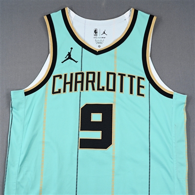 Wendell Moore Jr. - Charlotte Hornets - City Edition Jersey - Worn 4/9/2025 - 2024-25 NBA Season