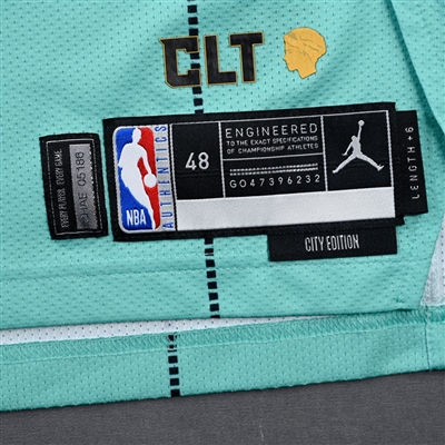 Wendell Moore Jr. - Charlotte Hornets - City Edition Jersey - Worn 4/9/2025 - 2024-25 NBA Season