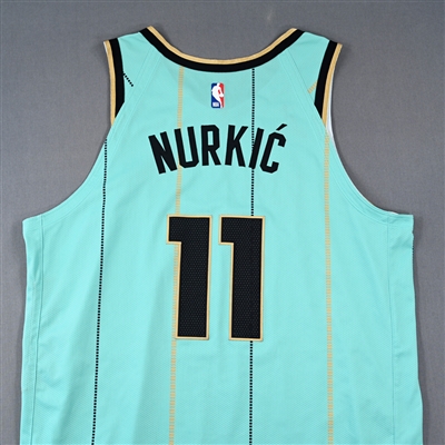 Jusuf Nurkic - Charlotte Hornets - City Edition Jersey - Worn 2 Games - 3/23/25 & 4/9/25 - 2024-25 NBA Season