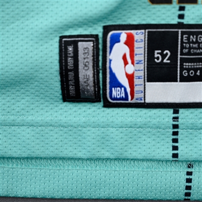 Jusuf Nurkic - Charlotte Hornets - City Edition Jersey - Worn 2 Games - 3/23/25 & 4/9/25 - 2024-25 NBA Season