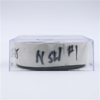 Jordan Oesterle - Nashville Predators - Goal Puck - April 16, 2025 vs. Dallas Stars (Predators Logo)