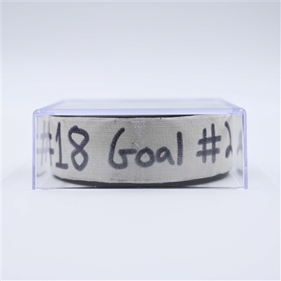 Ondrej Palat - New Jersey Devils - Goal Puck - April 11, 2025 vs. Pittsburgh Penguins (Devils Logo)