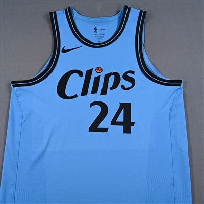 Norman Powell - Los Angeles Clippers - City Edition Jersey - Worn 3/21/2025 - 2024-25 NBA Season