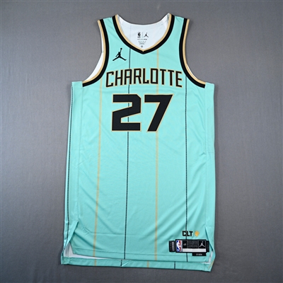 Jared Rhoden - Charlotte Hornets - Game-Issued City Edition Jersey - 2024-25 NBA Season
