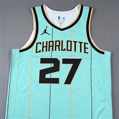 Jared Rhoden - Charlotte Hornets - Game-Issued City Edition Jersey - 2024-25 NBA Season
