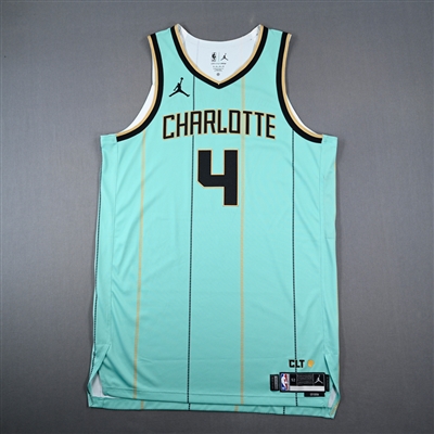 Nick Richards - Charlotte Hornets - Game-Issued City Edition Jersey - 2024-25 NBA Season
