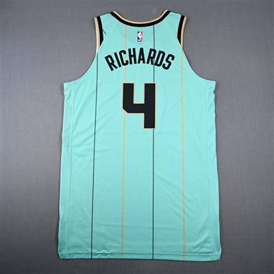 Nick Richards - Charlotte Hornets - Game-Issued City Edition Jersey - 2024-25 NBA Season